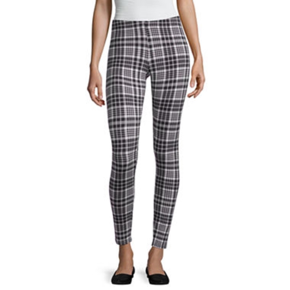 A.N.A Printed Plaid Leggings - Tall